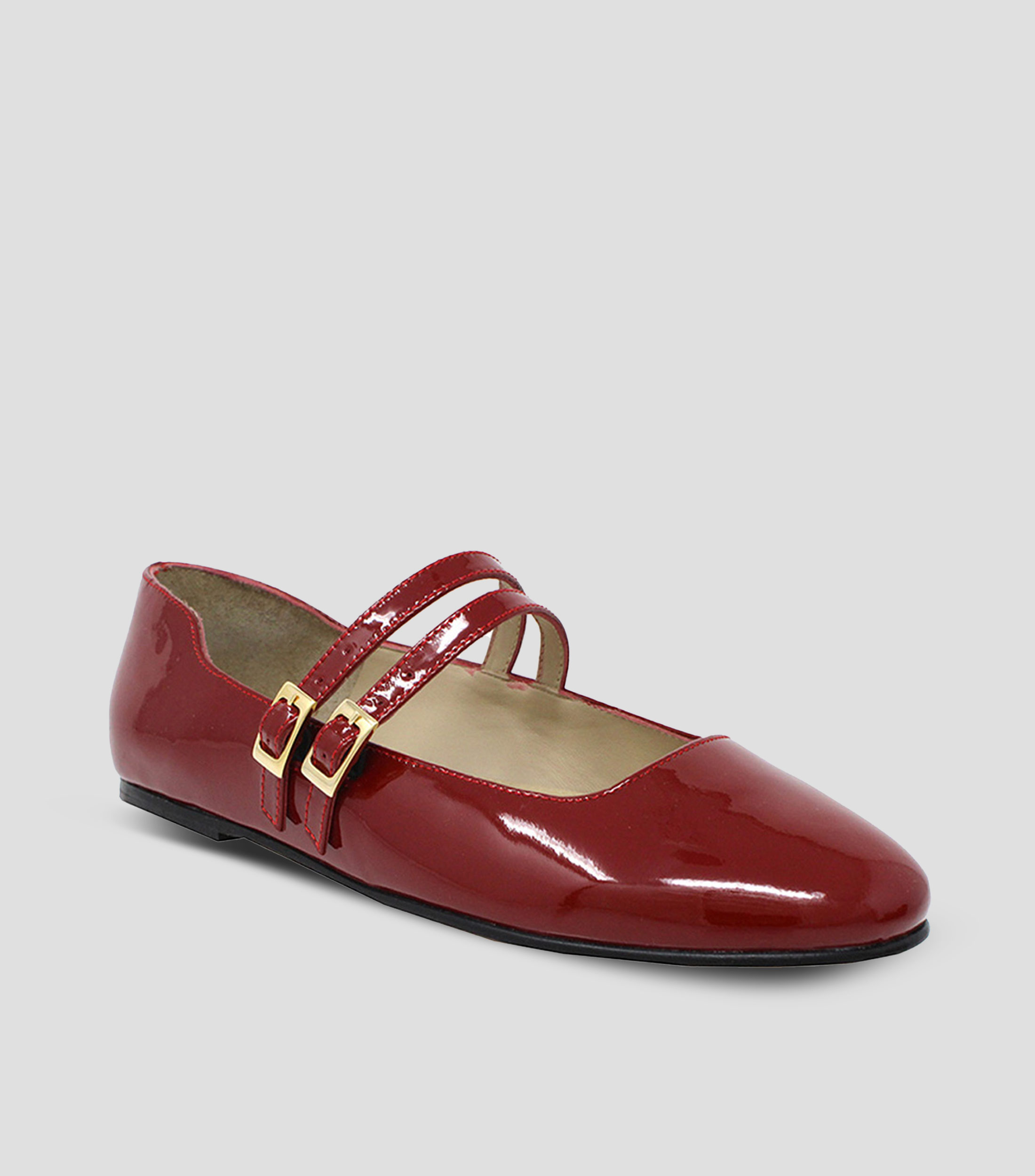 Flats Violet en Piel Mujer